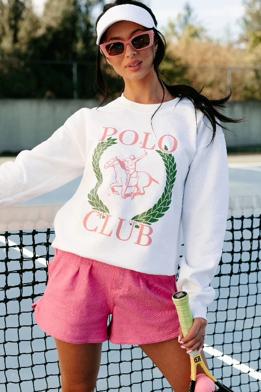 ""Polo Club"" Graphic - Multiple Shirt Options (White) - Print On Demand