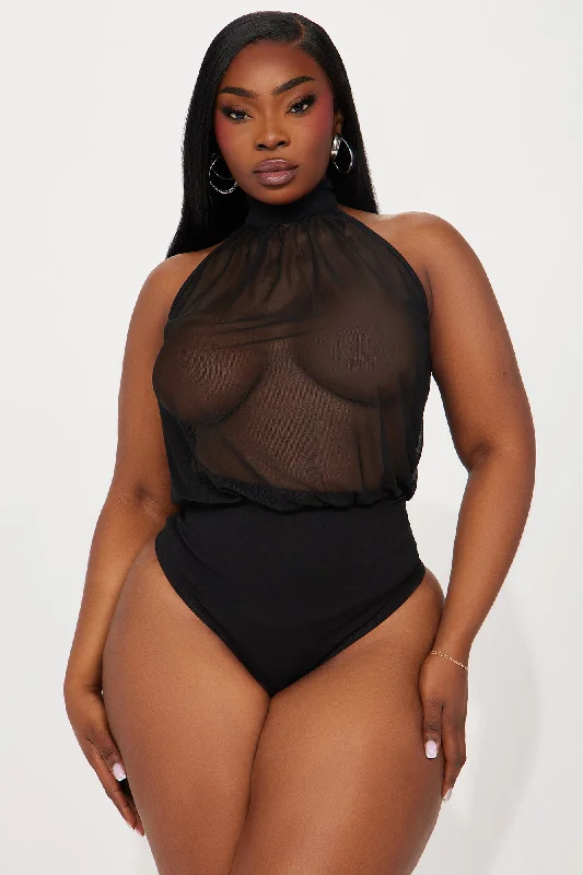 Analissa Mesh Bodysuit - Black