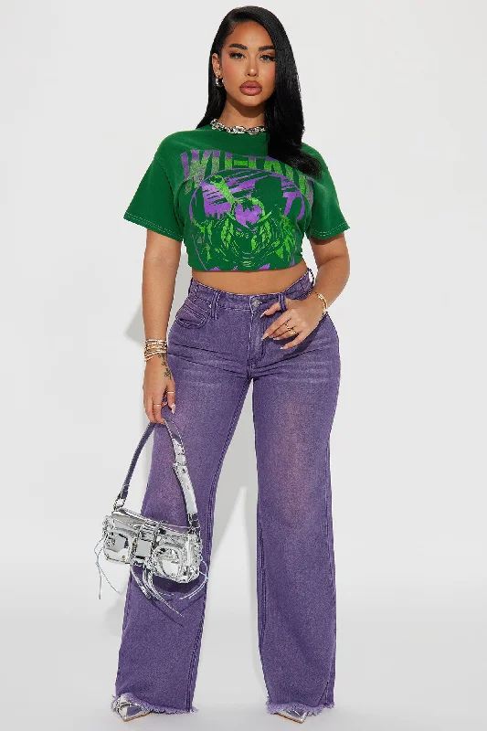 Ashtin Baggy Jeans - Purple