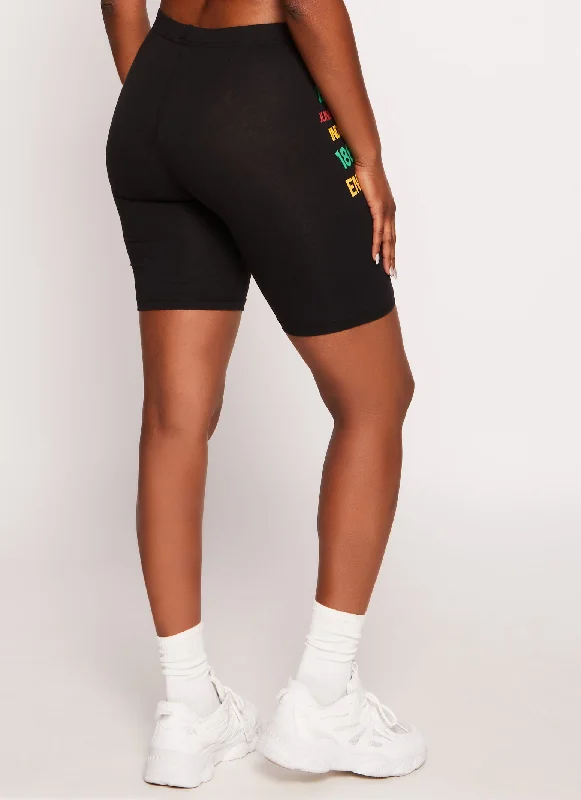 Juneteenth Graphic Biker Shorts