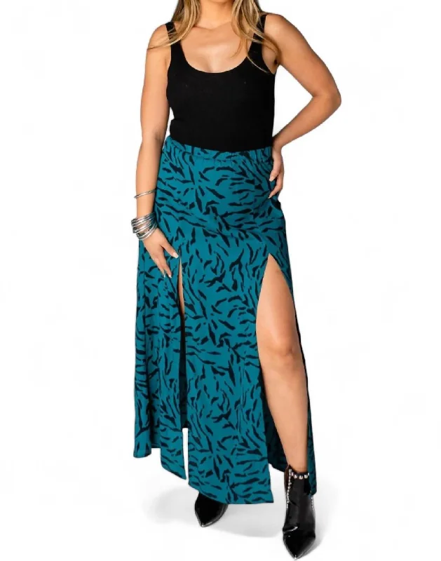 Bridget Maxi Skirt In Juniper