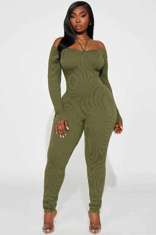 Comfort And Chic Jumpsuit - Olive