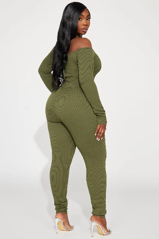 Comfort And Chic Jumpsuit - Olive