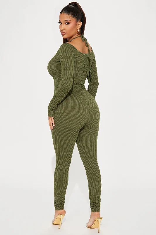 Comfort And Chic Jumpsuit - Olive