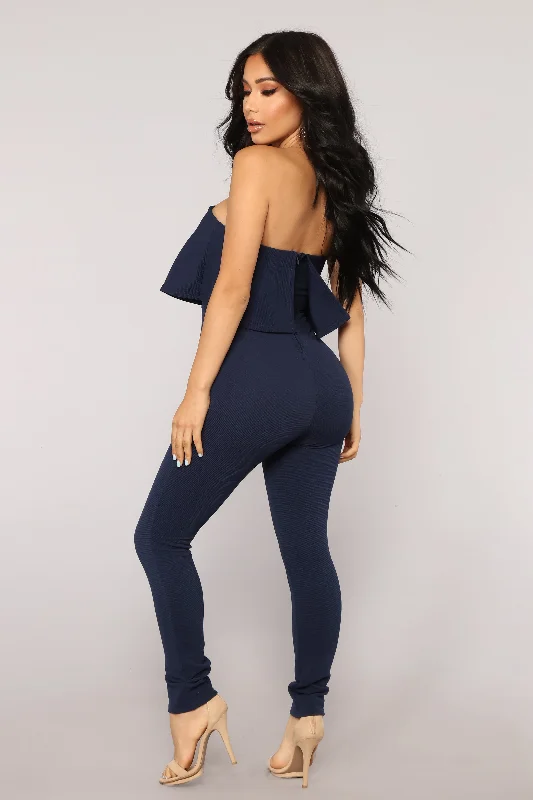 Don't Change Jumpsuit - Navy