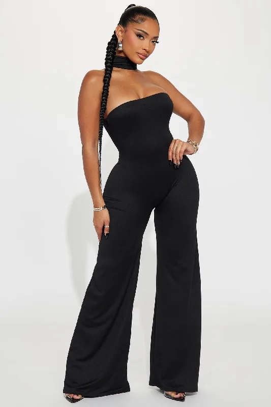 Going On Replay Jumpsuit - Black