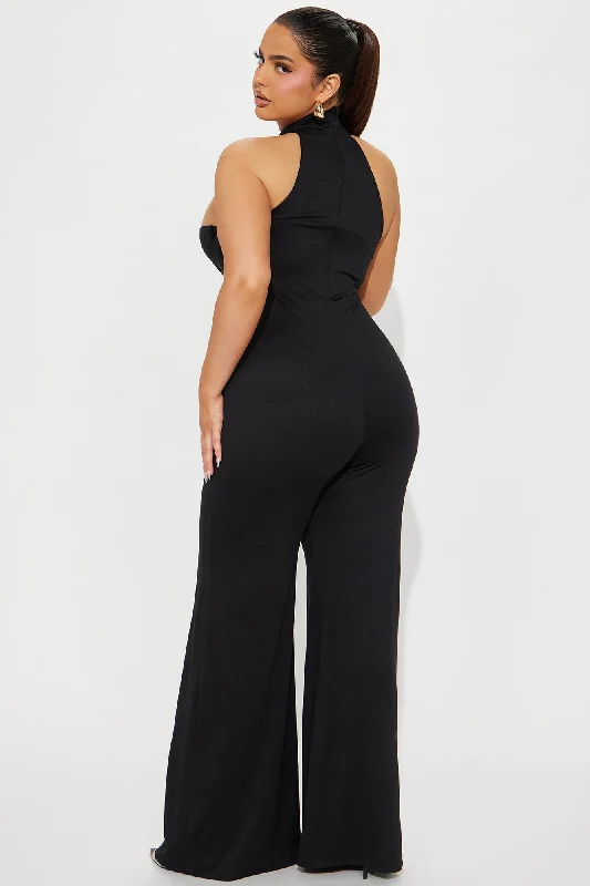 Going On Replay Jumpsuit - Black