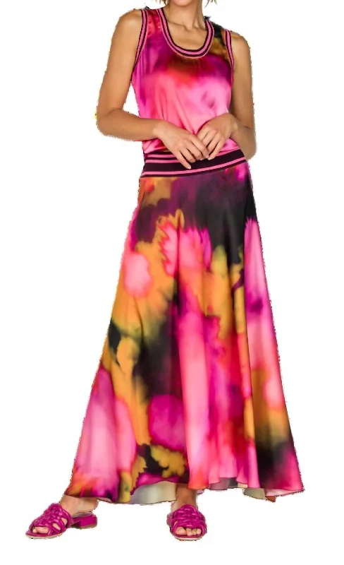 Maxi Skirt In Pink