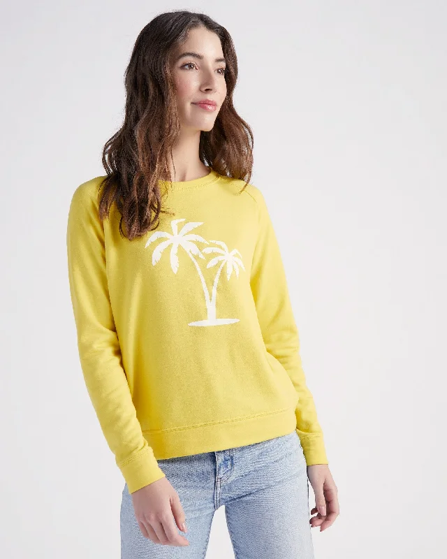 Palm Tree Graphic Sweatshirt