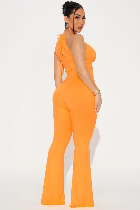 Stay With You Jumpsuit - Orange