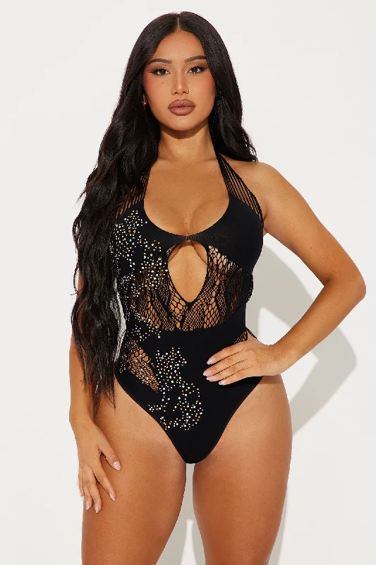 Stella Seamless Bodysuit - Black