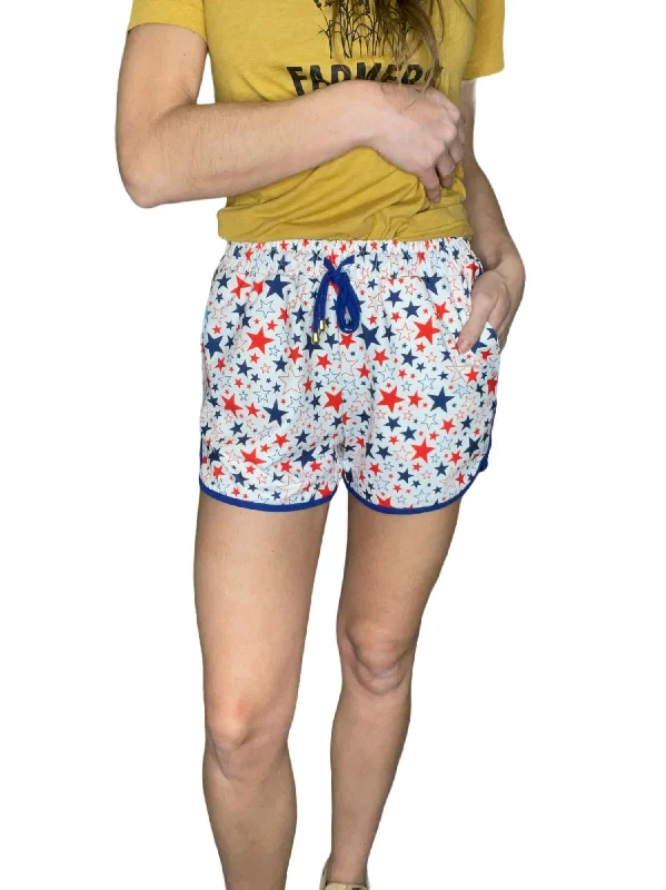 Women's Oh My Stars Everyday Shorts In White Multi