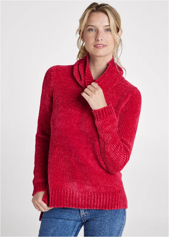 Turtleneck sweater - Red