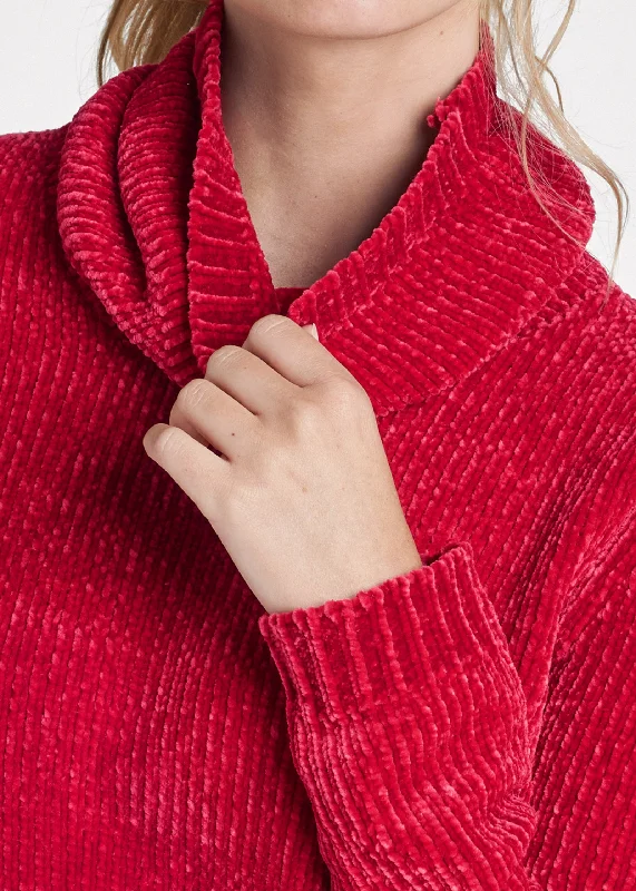 Turtleneck sweater - Red