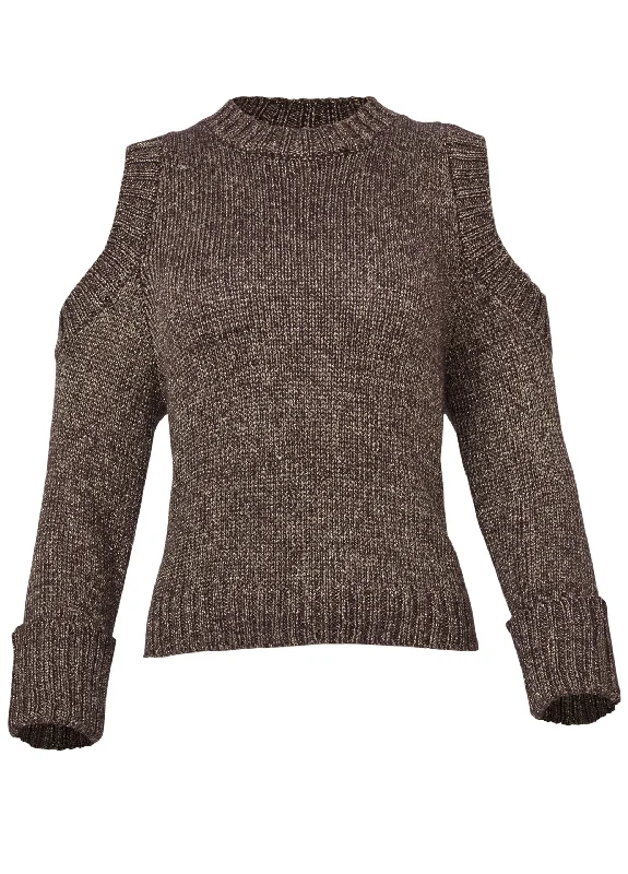 Metallic sweater - Brown