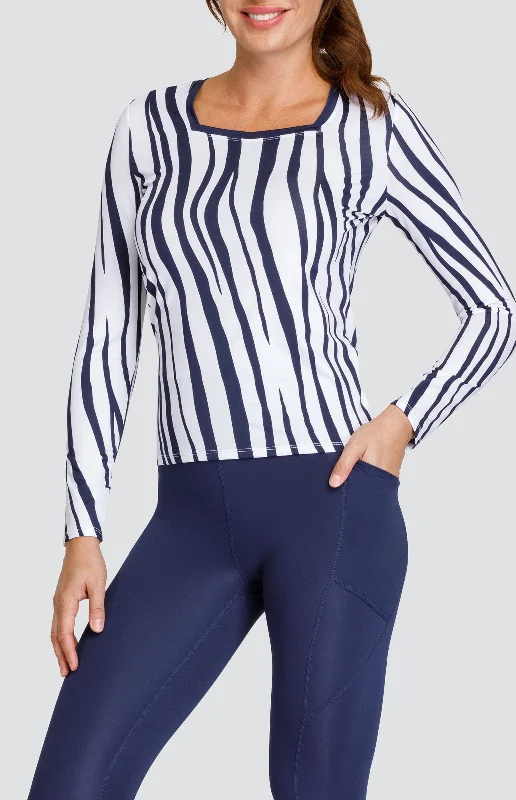 Greenwich Top - Zebra Stripes