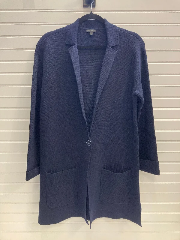 Navy Sweater Cardigan Talbots, Size M