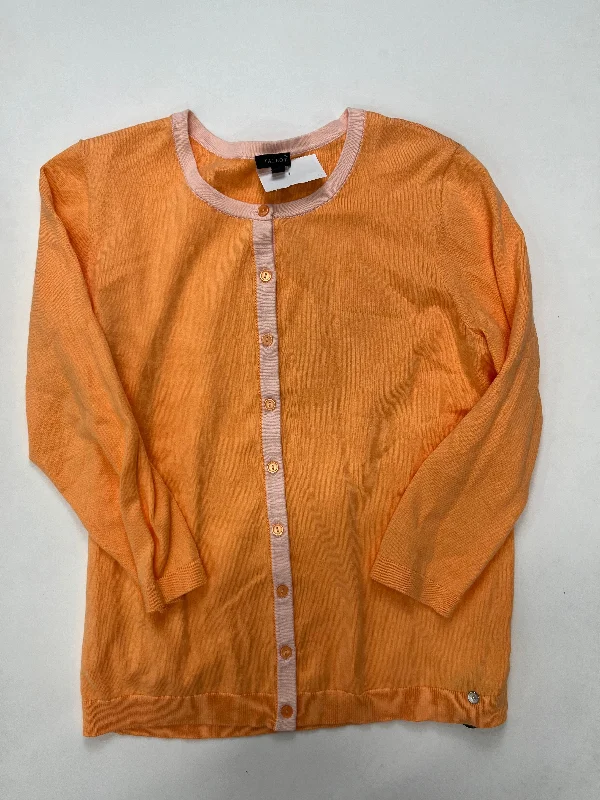 Orange Cardigan Talbots, Size M