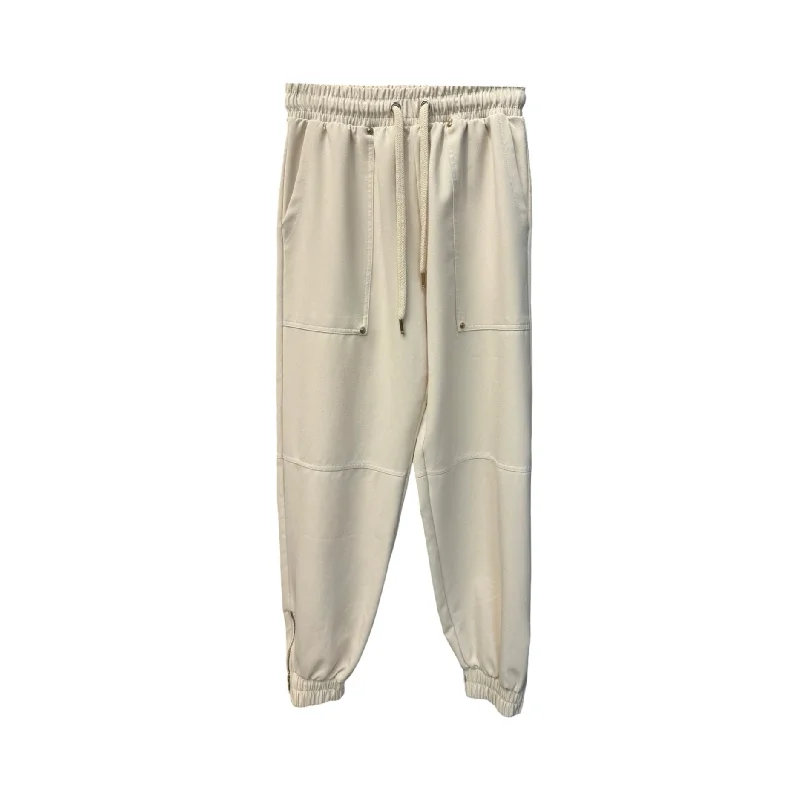 Pants Joggers By Zara In Cream, Size: Xs