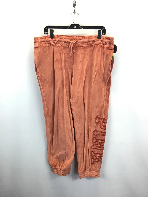 Pants Lounge By Pink In Orange, Size: Xl