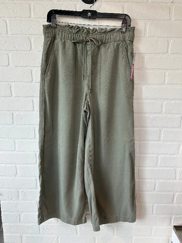 Pants Wide Leg By Loft In Green, Size: 4