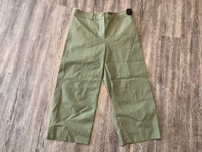 Pants Wide Leg By Talbots In Green, Size: 8