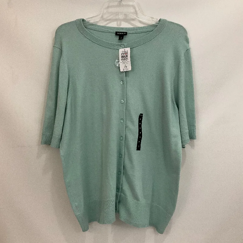 Teal Cardigan Torrid, Size 2x