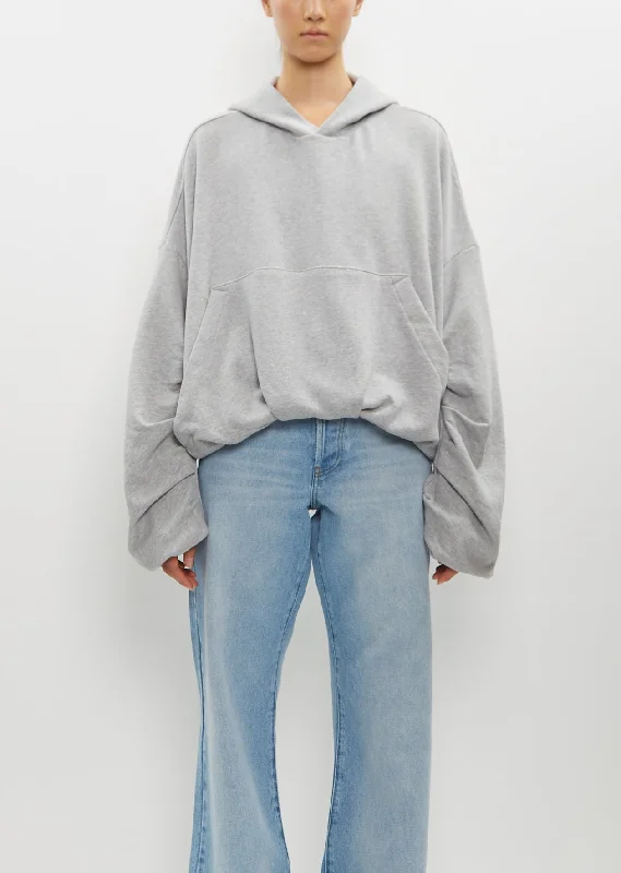 Hannett Hoodie — Grey Melange