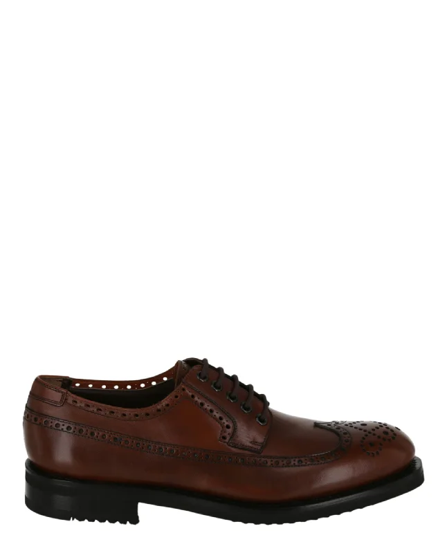 Ferragamo Mens Marcus Brogues