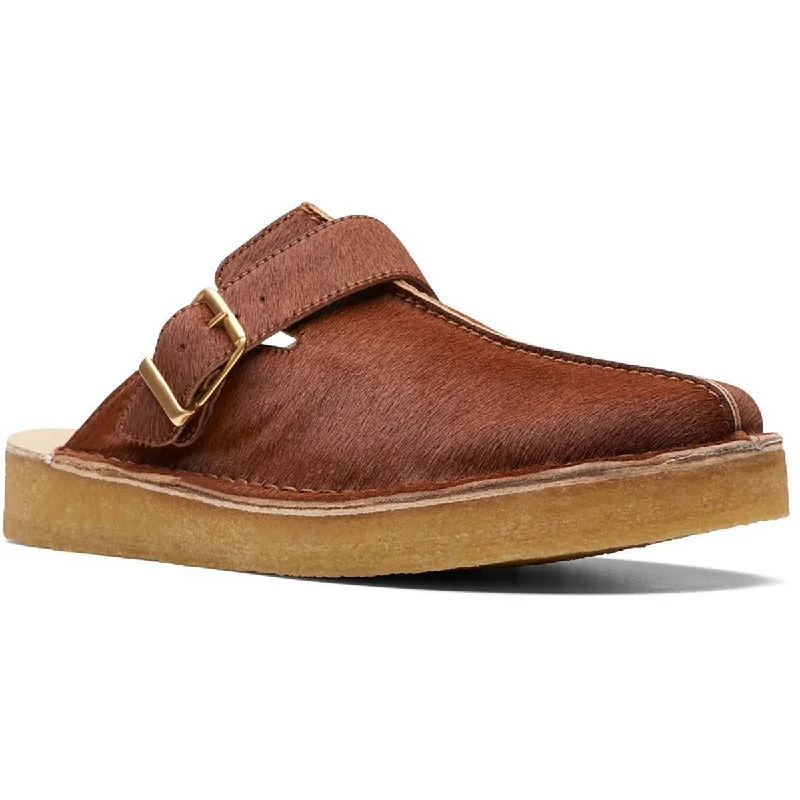 Trek Mule Mens Leather Slip On Mules