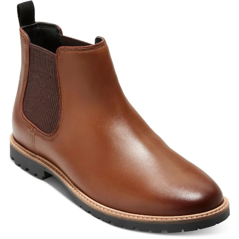 MIDLAND LUG  Mens Leather Chelsea Boots