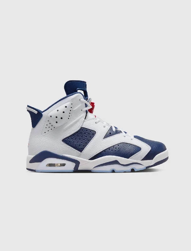 AIR JORDAN 6 RETRO ""WHITE/VARSITY RED/MIDNIGHT NAVY""