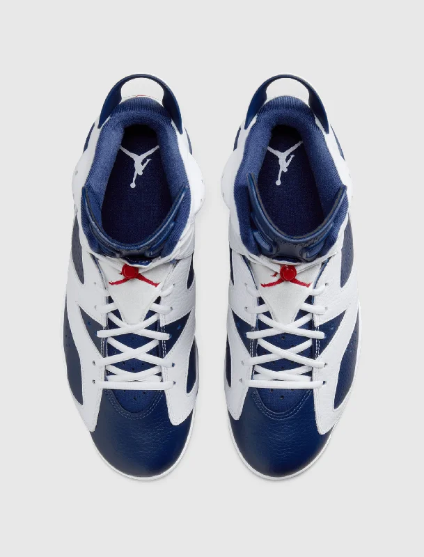 AIR JORDAN 6 RETRO ""WHITE/VARSITY RED/MIDNIGHT NAVY""