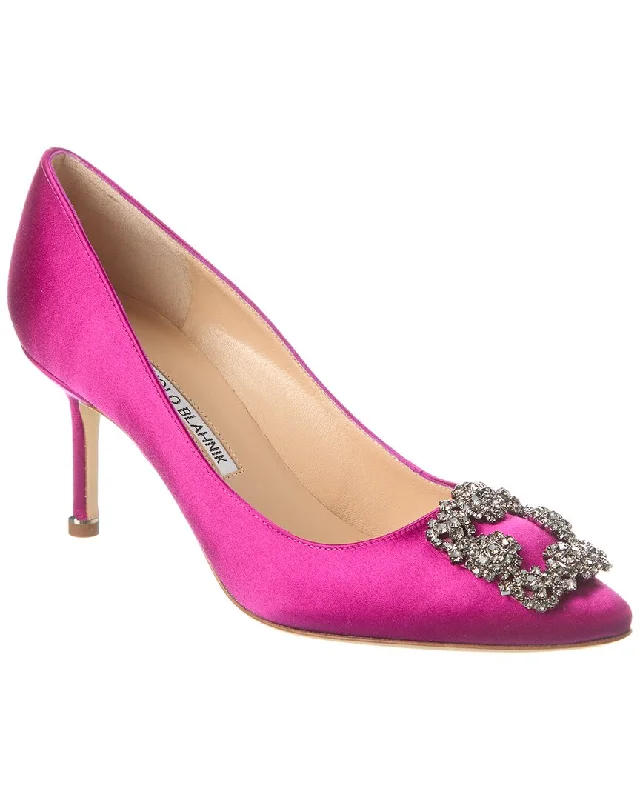 Manolo Blahnik Hangisi 70 Satin Pump