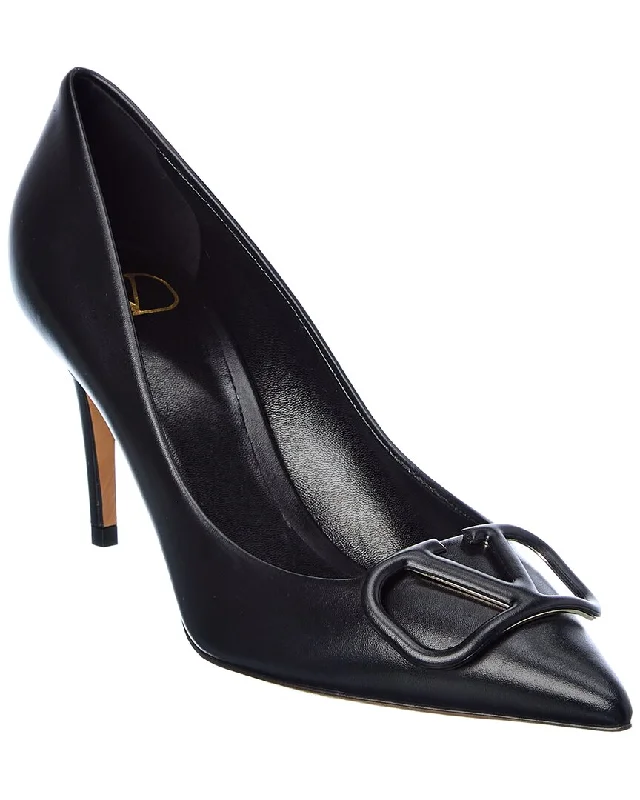 Valentino Vlogo 85 Leather Pump