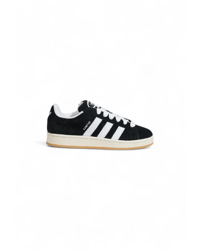 Adidas Black Suede Sneakers with Rubber Sole