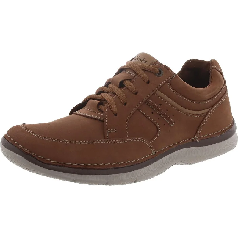 Rockton Lace Mens Leather Lace-Up Casual And Fashion Sneakers