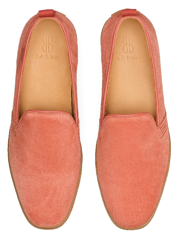 Sutton Suede Slip On - Camellia Pink