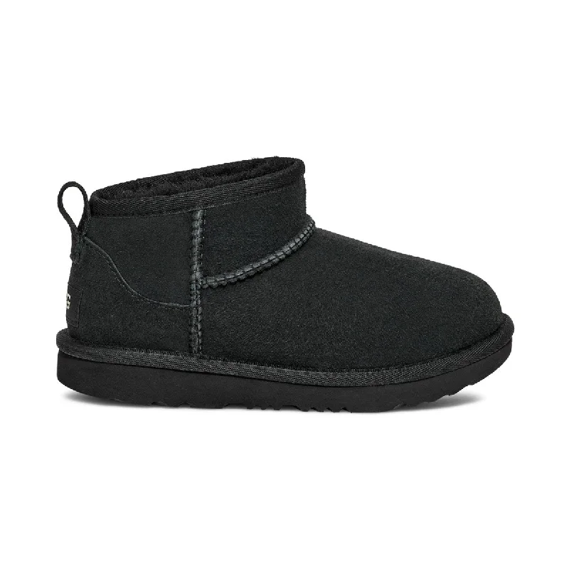 UGG Girl's Classic Ultra Mini Black