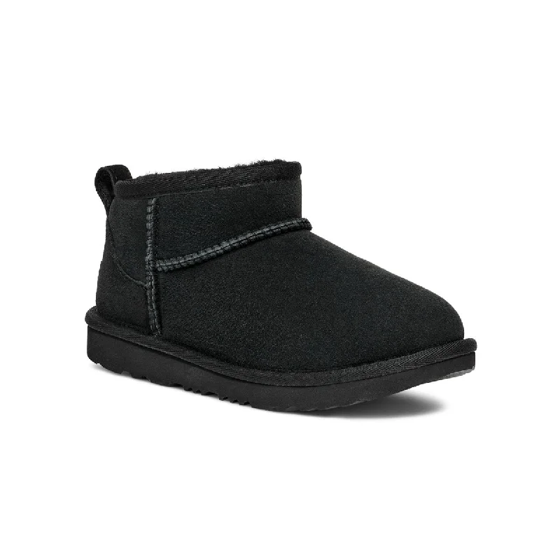 UGG Girl's Classic Ultra Mini Black