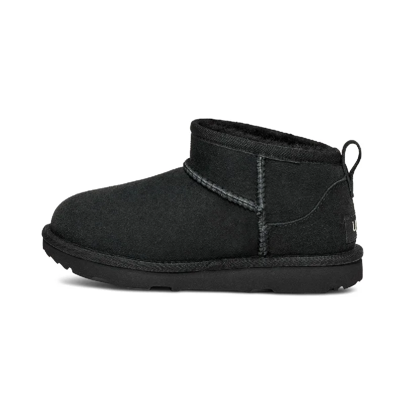 UGG Girl's Classic Ultra Mini Black